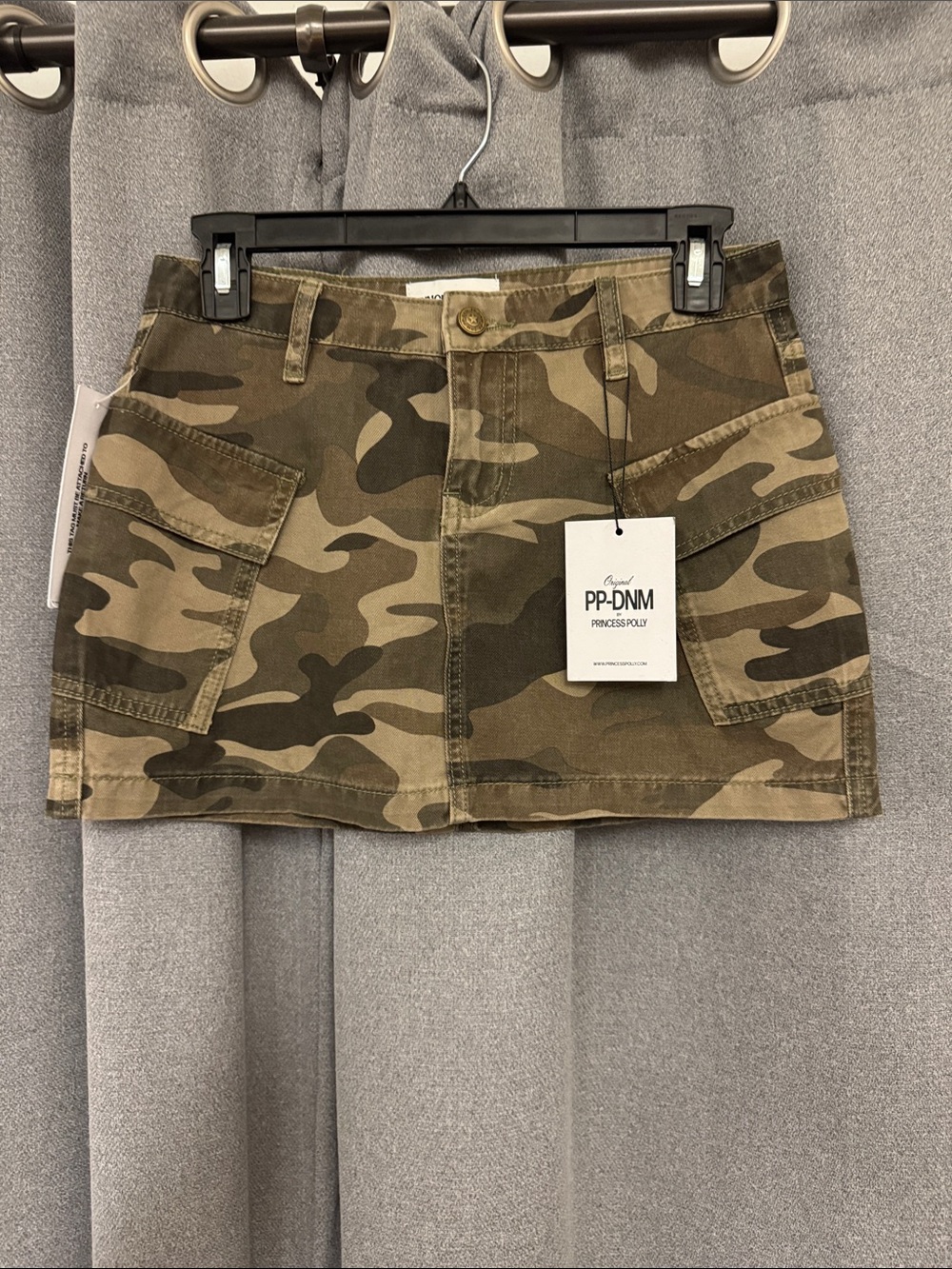 Princess Polly Camouflage Cargo Mini Skirt